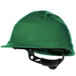 Delta Plus QUARTZ4 Quartz Rotor® Safety Helmet - Green | Custom Printed and Embroidered