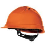 Delta Plus QUARTZ4 Quartz Rotor® Safety Helmet - Orange | Custom Printed and Embroidered