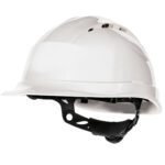 Delta Plus QUARTZ4 Quartz Rotor® Safety Helmet - White | Custom Printed and Embroidered