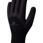 Delta Plus VV750 Hercule Knitted Acrylic/Polyamid Glove - Black | Custom Printed and Embroidered