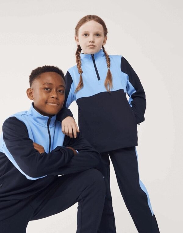 Finden & Hales LV875B Kids 1/4 Zip Tracksuit Top