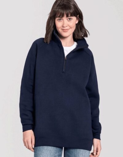 Fruit of the Loom ICONIC PREMIUM ZIP NECK SWEAT