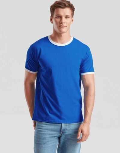 Fruit of the Loom SS40 Valueweight Ringer T