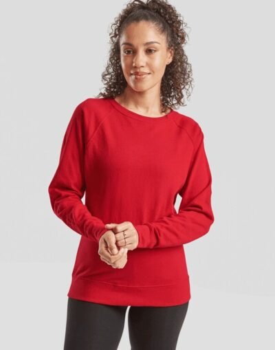 Fruit of the Loom SS72 Ladies Lightweight Raglan Sweat