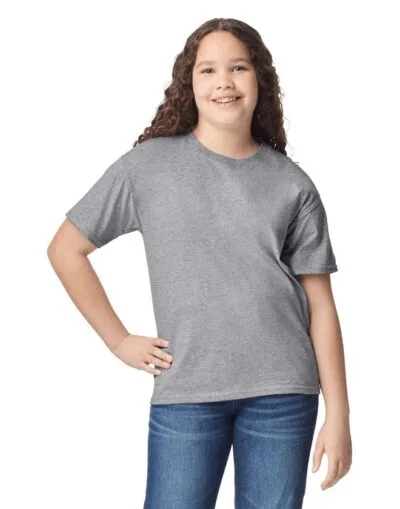 Gildan Gildan GD03B Light Cotton Youth T-Shirt — Custom Embroidery Available | Xceluk