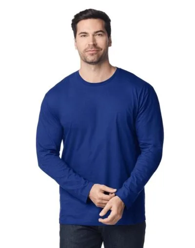 Gildan Gildan GD11 Soft Style L/Sleeve T-Shirt — Custom Embroidery Available | Xceluk