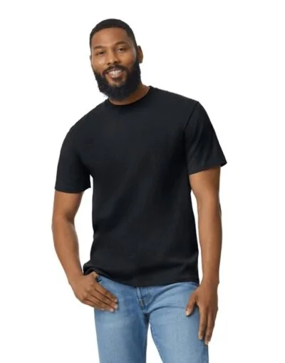Gildan Gildan GD13 Softstyle Midweight Adult No Label Enzyme Wash T-Shirt — Custom Embroidery Available | Xceluk