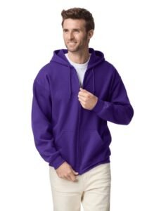 Gildan GD58 Heavyblend Full Zip Hooded Sweatshirt