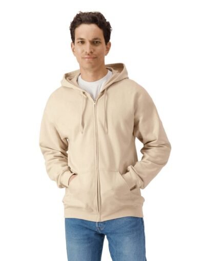 Gildan GD68 Soft Midweight Full Zip Fleece