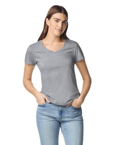 Gildan GD78 Ladies Softstyle V-Neck Shirt