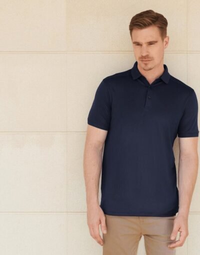 Henbury H460 Mens Slim Fit Stretch Polo Wick Finish