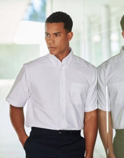 Henbury H515 Short Sleeve Classic Oxford Shirt