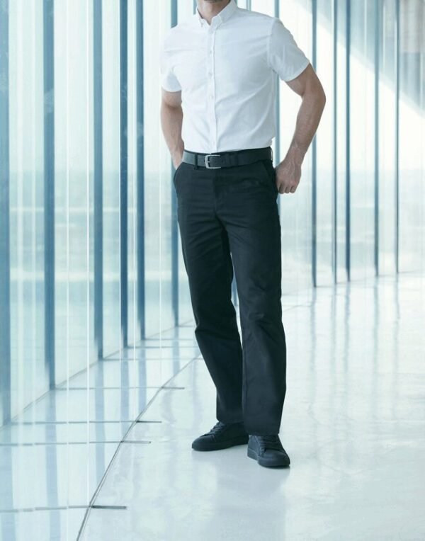 Henbury H640 65/35 Flat Fronted Chino Trousers