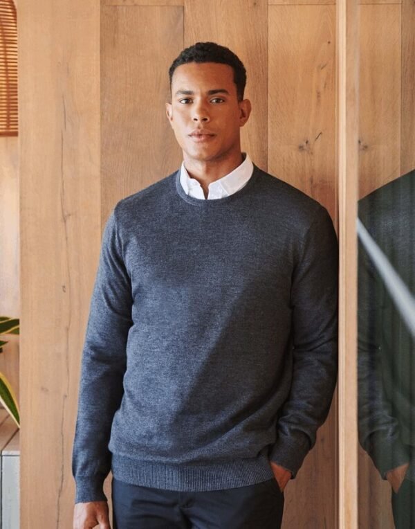Henbury H725 Lightweight Crew Neck Jumper