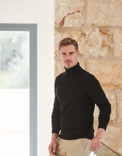 Henbury H727 Roll Neck Jumper