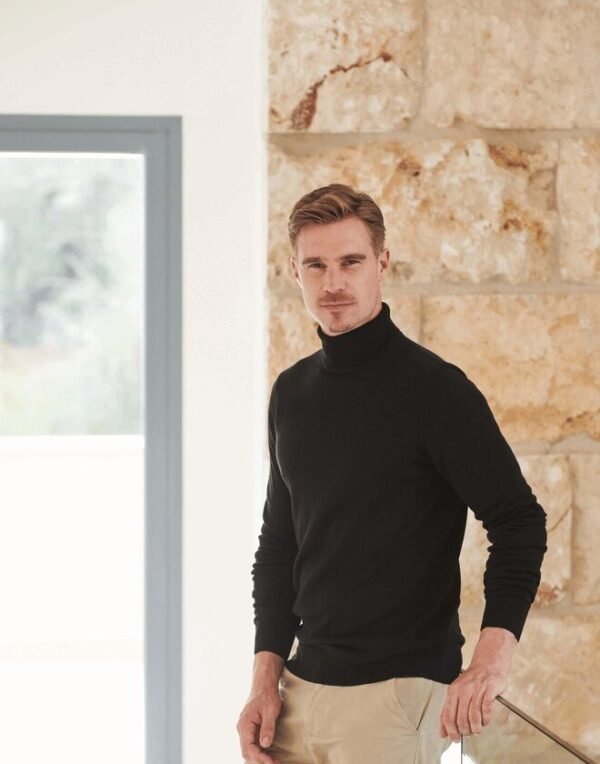Henbury H727 Roll Neck Jumper