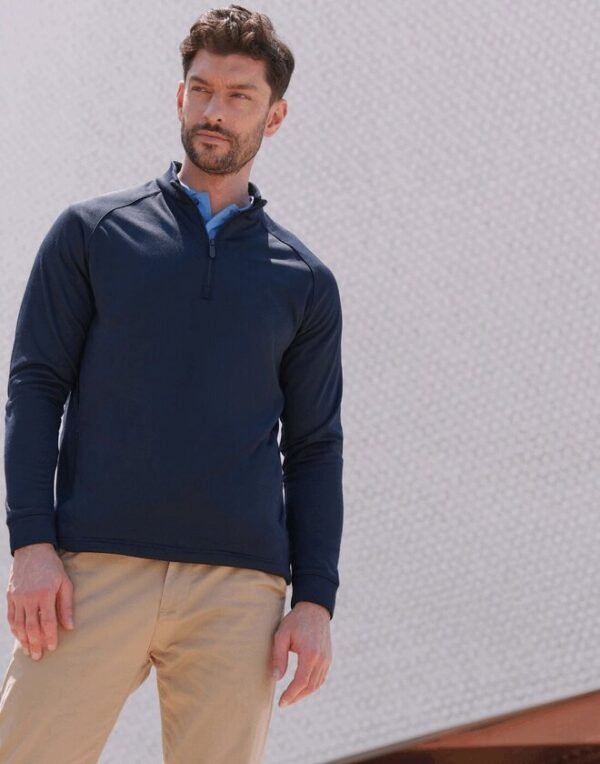 Henbury H862 1/4 Zip Top Wicking Finish