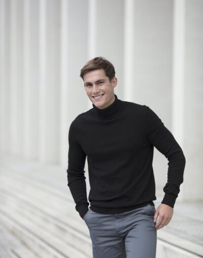 Henbury ROLL NECK JUMPER
