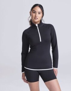 Just Cool by AWDis WOMENS COOL 1/2 ZIP SWEAT