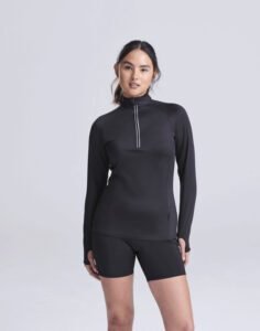 Just Cool by AWDis WOMENS COOL FLEX 1/2 ZIP TOP