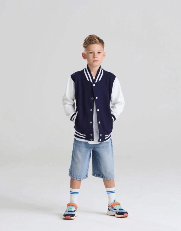 Just Hoods by AWDis JH043B Kids Varsity Jacket
