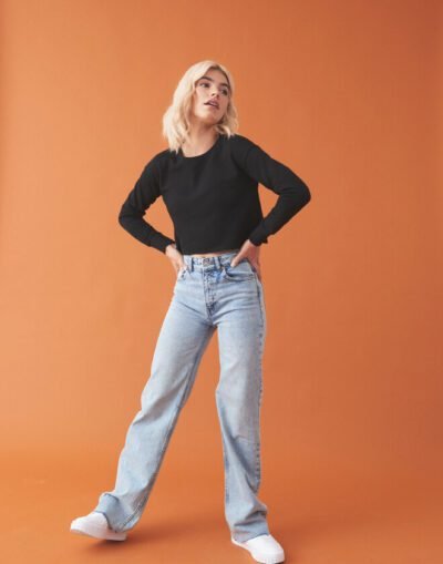 Just Hoods by AWDis WOMENS CROPPED SWEAT