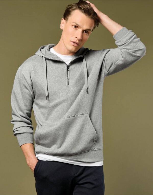 Kustom Kit REGULAR FIT 1/4 ZIP HOODIE