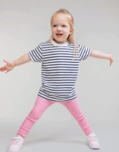 Larkwood LW027 Striped Crew Neck T-Shirt