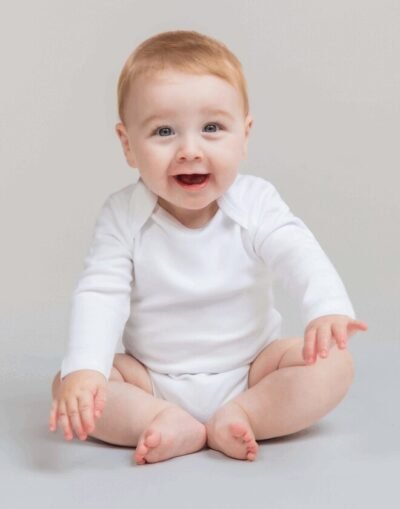 Larkwood LW052 Long Sleeve Baby Bodysuit