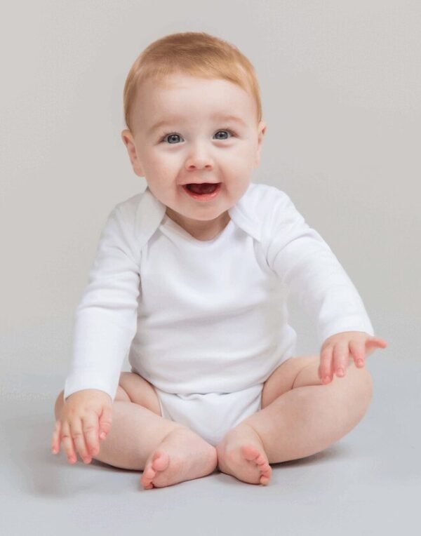 Larkwood LW052 Long Sleeve Baby Bodysuit