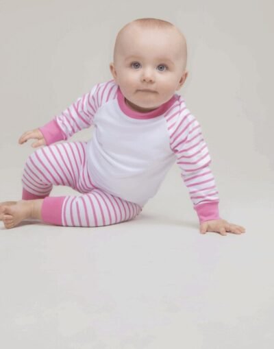 Larkwood LW072 Striped Pyjamas