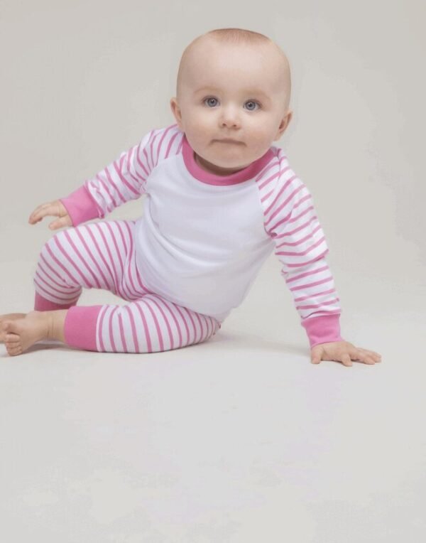 Larkwood LW072 Striped Pyjamas