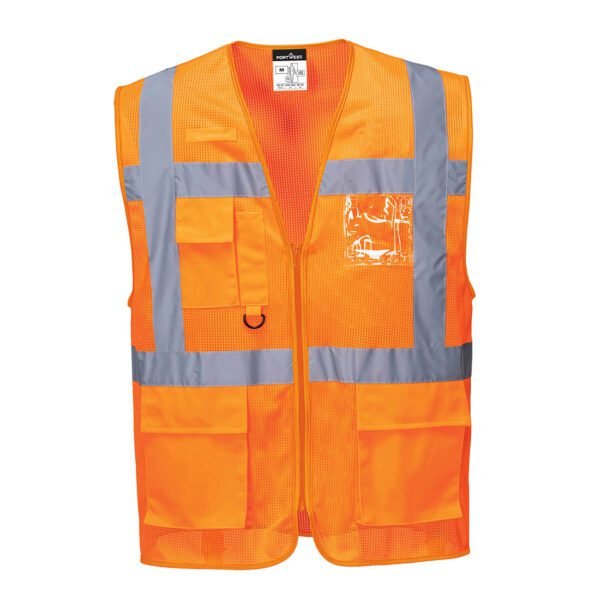 Portwest C376 Athens Hi-Vis Mesh Executive Vest