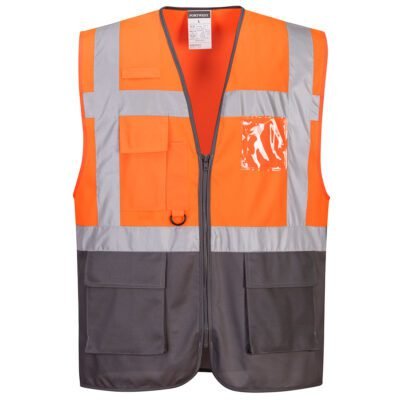 Portwest C476 Warsaw Hi-Vis Contrast Executive Vest
