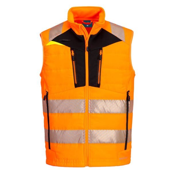 Portwest DX479 DX4 Hi-Vis Hybrid Baffle Bodywarmer
