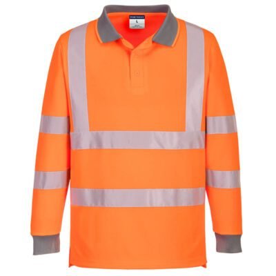 Portwest EC11 Eco Hi-Vis Polo Shirt L/S (6 Pack)