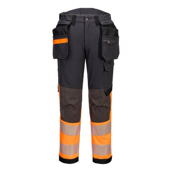 Portwest EV442 EV4 Hi-Vis Stretch Detachable Holster Class 1 Trousers