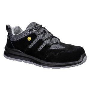 Portwest FE07 Composite Cow Suede Leather Trainer S1 ESD SR FO