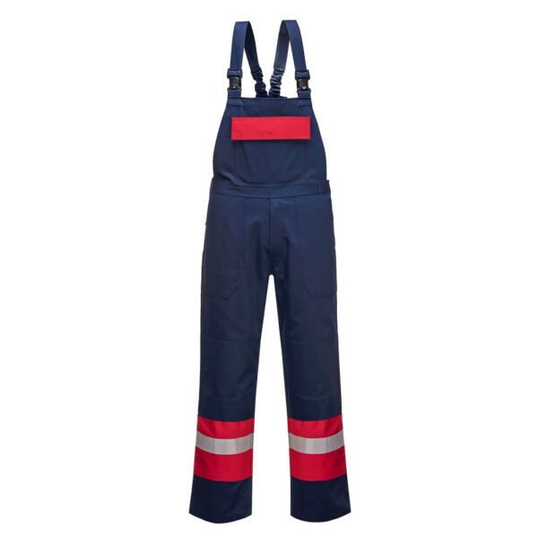 Portwest FR57 Bizflame Work Two Tone FR Bib and Brace