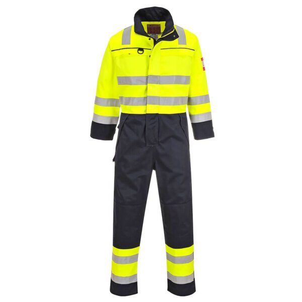 Portwest FR60 Bizflame Work Hi-Vis Multi-Norm Contrast FR Coverall