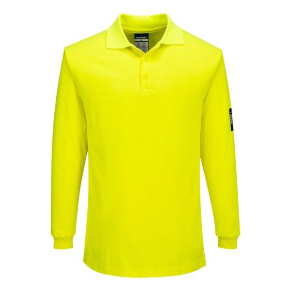 Portwest FR805 Modaflame Knit FR Long Sleeve Polo Shirt
