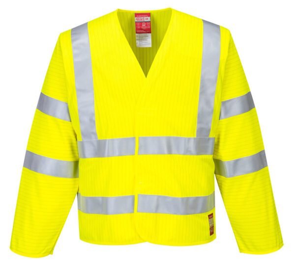 Portwest FR85 Bizflame Hi-Vis FR Long Sleeve Vest