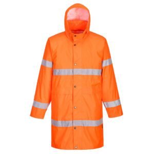 Portwest H442 Hi-Vis Rain Coat 100cm