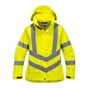 Portwest LW70 Hi-Vis Women’s Breathable Rain Jacket