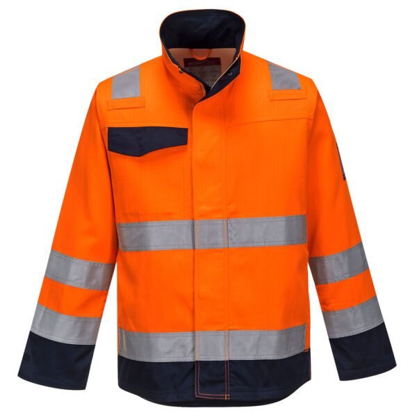 Portwest MV35 Modaflame Work HVO Multi-Norm Contrast FR Jacket