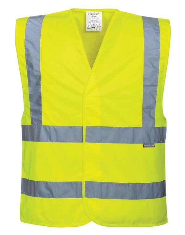 Portwest PW002 Hi-Vis Two Band And Brace Vest