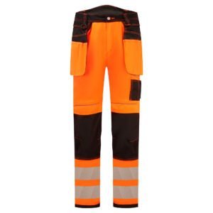 Portwest PW306 PW3 Hi-Vis Stretch Holster Pocket Trousers