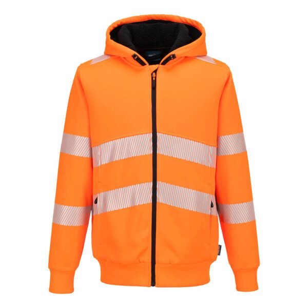 Portwest PW321 PW321 Hi-Vis Zipped Winter Hoodie