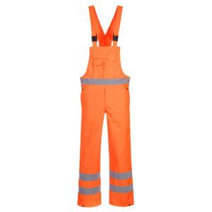 Portwest S388 Hi-Vis Breathable Rain Bib and Brace