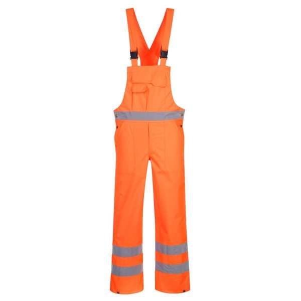 Portwest S388 Hi-Vis Breathable Rain Bib and Brace